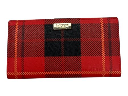 Wallet Designer By Kate Spade In Red, Size:Small Discount