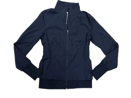 Athletic Jacket By Lululemon In Navy, Size: S Hot on Sale