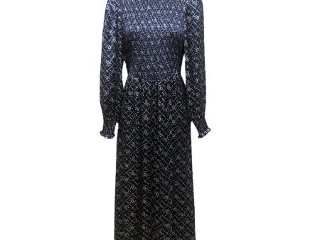 Column Maxi Dress By Claudie Pierlot In Navy Dark Print, Size: S Sale