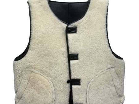 Anthony Reversible Fleece Vest_Black By LeniL In Black & Cream, Size: S Fashion