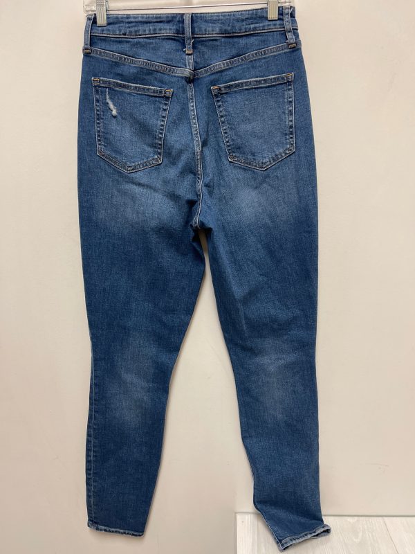 Jeans Skinny By Gap In Blue Denim, Size: 6 Discount