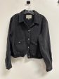 Jacket Denim By Clothes Mentor In Black, Size: L Supply