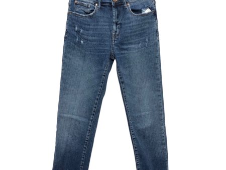 Jeans Straight By Kensie In Blue Denim, Size:4 Supply