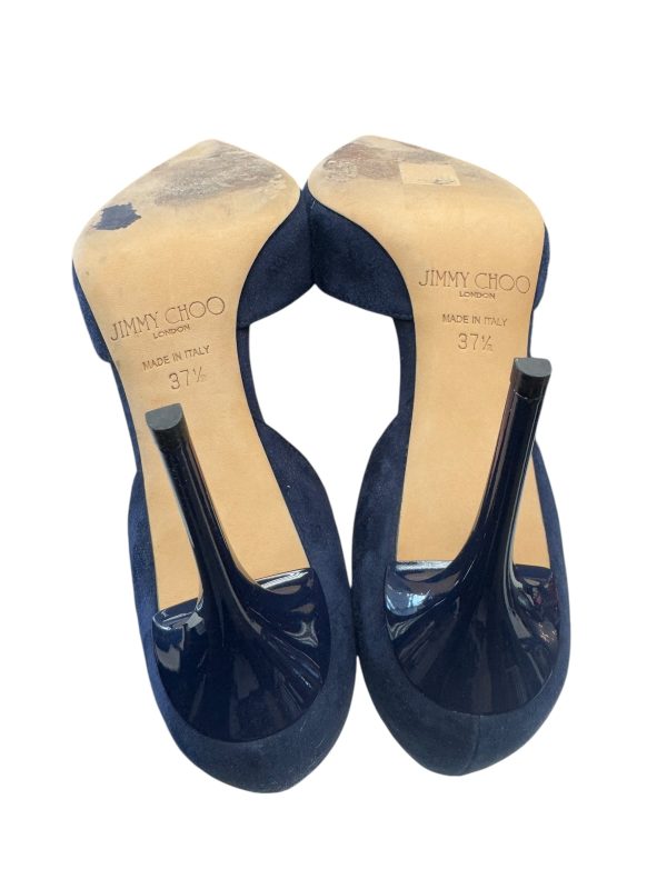 Shoes Luxury Designer By Jimmy Choo In Blue, Size: 7 Online now