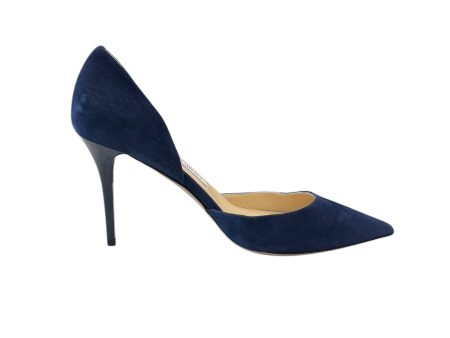 Shoes Luxury Designer By Jimmy Choo In Blue, Size: 7 Online now