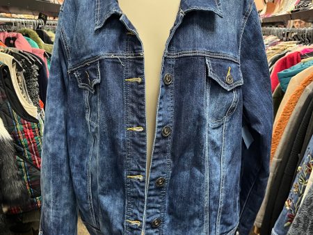 Jacket Denim By Maurices In Blue Denim, Size: 2x Fashion