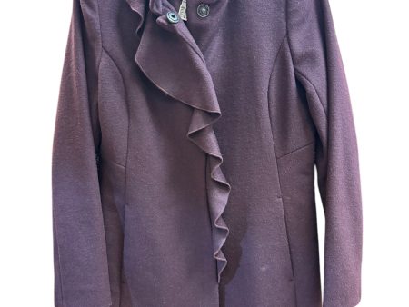 Wool Coat By DKNY In Purple, Size: 10 Discount