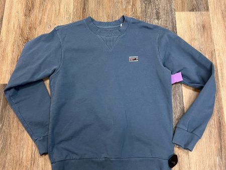 Athletic Sweatshirt Crewneck By Patagonia In Blue, Size: S Online