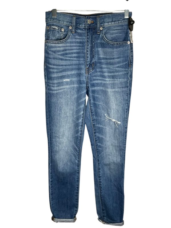 Jeans Straight By Madewell In Blue Denim, Size: 0 Sale