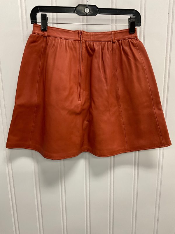 Skirt Mini & Short By Clothes Mentor In Orange, Size: 6 Hot on Sale