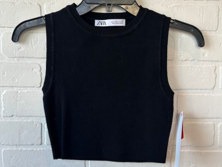 Top Sleeveless By Zara In Black, Size: S Online Hot Sale