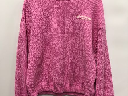 Athletic Sweatshirt Crewneck By New Balance In Pink, Size: L on Sale