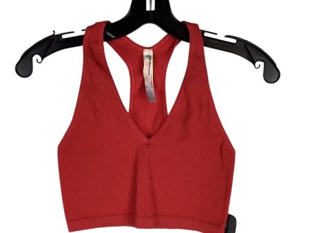 Athletic Bra By Free People In Red, Size: M Sale