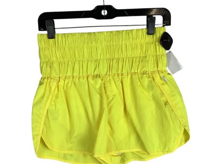 Athletic Shorts By Free People In Yellow, Size: M Supply