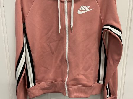 Athletic Jacket By Nike In Pink, Size: S Online Sale