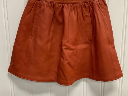 Skirt Mini & Short By Clothes Mentor In Orange, Size: 6 Hot on Sale