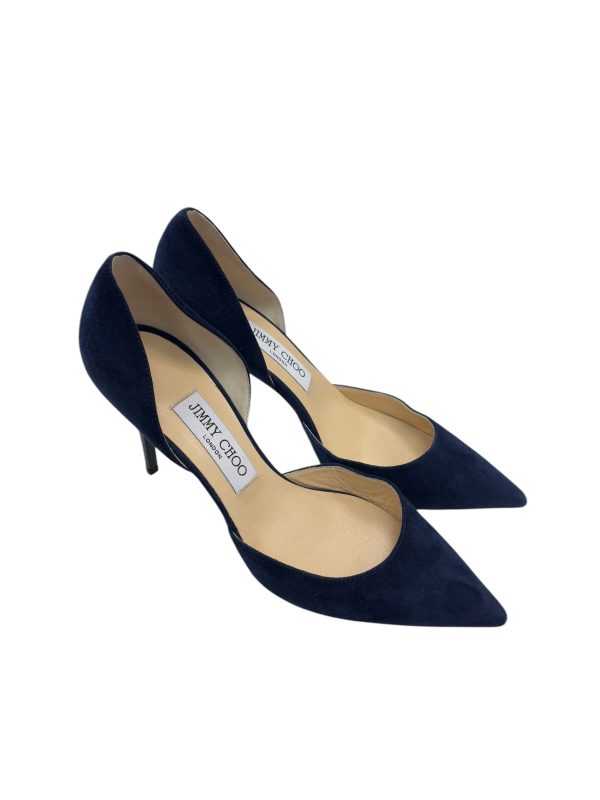 Shoes Luxury Designer By Jimmy Choo In Blue, Size: 7 Online now