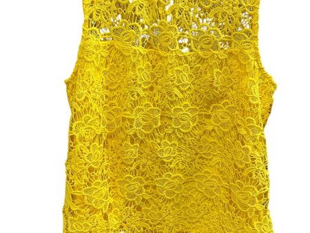 Top Sleeveless By Nanette By Nanette Lepore In Yellow, Size: M Fashion