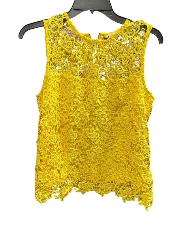 Top Sleeveless By Nanette By Nanette Lepore In Yellow, Size: M Fashion