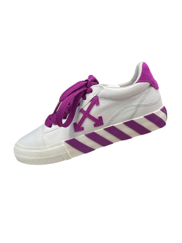 Shoes Luxury Designer By Off-white In Purple & White, Size: 7 Cheap