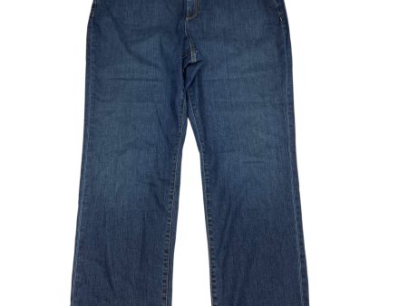 Jeans Straight By Talbots In Blue Denim, Size: 22 on Sale