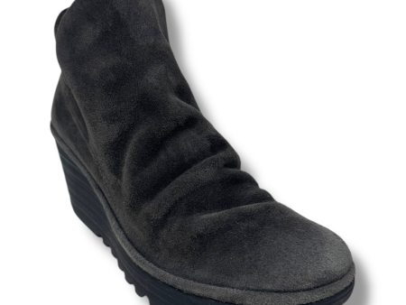 Yip Wedge Bootie By Fly London In Oil Suede, Size: 9 Hot on Sale